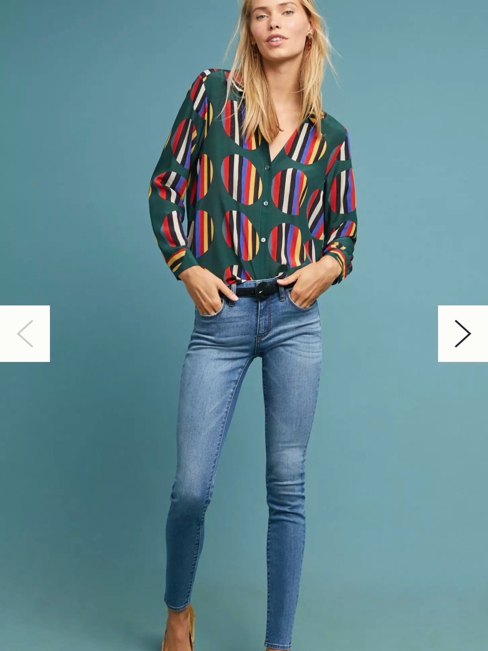 RARE Anthropologie Pilcro Mid-Rise Skinny Ankle Jeans
